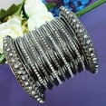 thumbnail image 2 of Efulgenz Cubic Zirconia CZ Crystal lndian Bangle Bracelet Set Jewelry for Women Girls (25 Pcs) Size-2.8, 2 of 5
