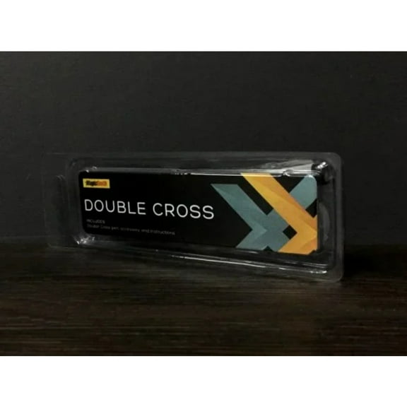 Double Cross Magic Tricks Ink Vanishes Magia Magician Close Up Illusions Gimmick Mentalism Props Funny Games
