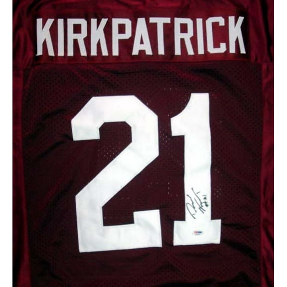 Alabama Crimson Tide Dre Kirkpatrick Autographed Red Jersey PSA/DNA RookieGraph 29381