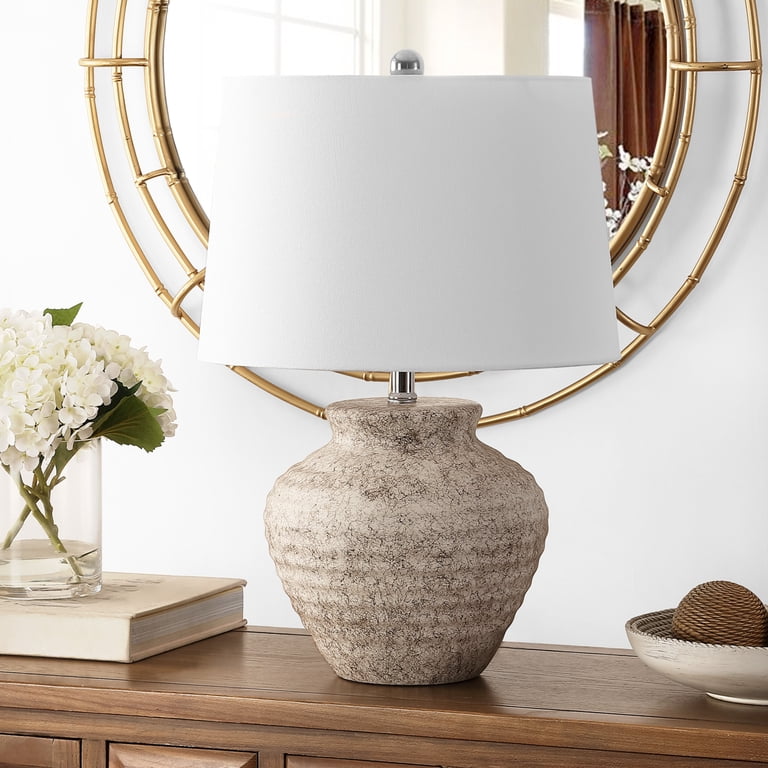 Safavieh Ledger Ceramic Table Lamp, Light Gray photo 1
