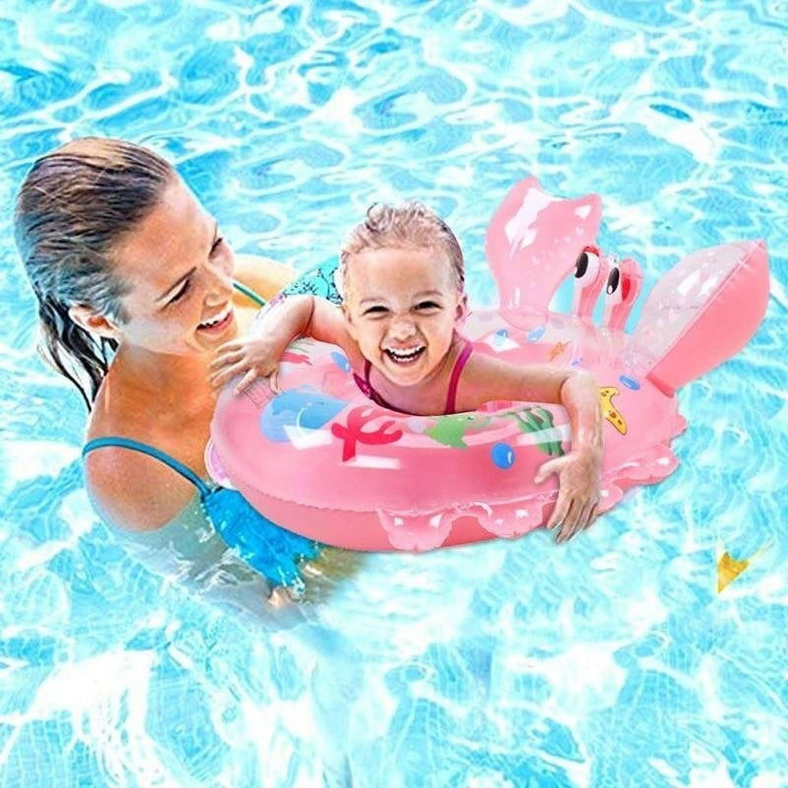 Water Funny Kids Baby Care Swimming Seat Swim Ring Pool Trainer Aid Beach Float Inflatable Toys