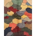 thumbnail image 1 of Ahgly Company Indoor Rectangle Abstract Red Brown Abstract Area Rugs, 2' x 4', 1 of 6
