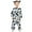 White, variant on Tiijoy Toddler Girls Cow Flannel Jumpsuit Cute Union Suit Pajama Cute Onesie, Sizes 2-3T