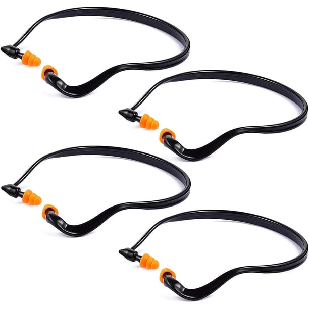 Tapones para los oídos con banda para campo de tiro Tapones para los oídos con banda Tapones para los oídos de silicona livianos para protección auditiva, dormir, conciertos, carreras de dep