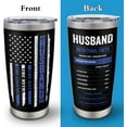 thumbnail image 6 of Husband Birthday Gift Coffee Tumbler, Anniversary Wedding Gifts For Husband, Husband Gift From Wife, Best Gift Idea For Husband, Gifts For Husband Birthday Unique Coffee Mugs 20oz 1PC, 6 of 6