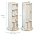thumbnail image 2 of ECR4Kids Rotating Dress-Up Carousel Costume Organizer, Montessori Furniture, White Wash, 2 of 9