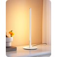 thumbnail image 1 of TRAHOO-Upgraded LED Table Lamp, Dimmable Bedside Lamp, 3 Color Temperature, Power Cord Touch Switch Desk Lamp, Minimal Nightstand Lamp for Bedroom, Living Room, Gift, Metal Finish, Eye Caring, White, 1 of 4