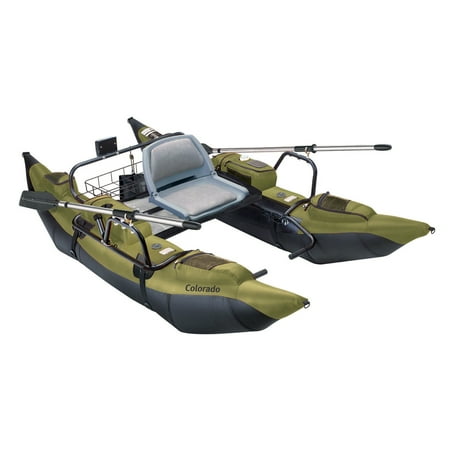 Classic Accessories Colorado Pontoon Fishing Boat (Best One Man Pontoon Boat)