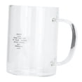 thumbnail image 3 of Taza de Vidrio Jadeshay Transparente 350ML Taza de Café Durabilidad Extendida, 3 of 8