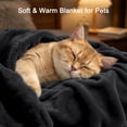 thumbnail image 4 of Throw Blanket, Throws for Sofa Couch, Lightweight  Blankets for Women Men Gifts, Cozy Throws for Office Travel Camping Decor,50x60", Black, 4 of 7