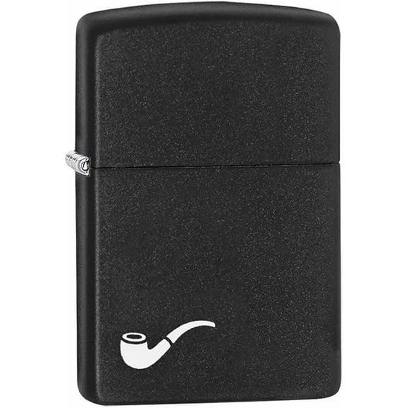 Zippo Black Matte Pipe Windproof Pocket Lighter