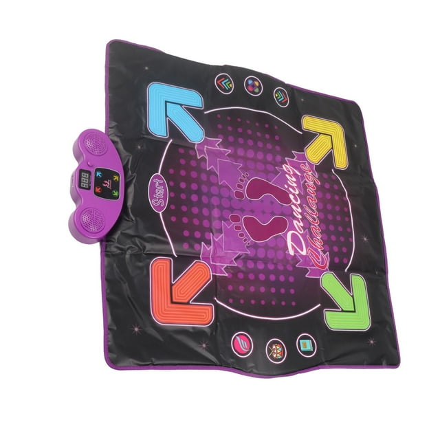 Tapis de Danse pour Enfants, 8 Niveaux de Difficulté, 4 Modes de Jeu, Jouet Coussin Électronique Réglable avec Musique Intégrée, Danse pour Garçons et Filles, Cadeau