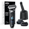 thumbnail image 1 of Braun - Afeitadora eléctrica para hombre, serie 7 7185cc, afeitado en húmedo y seco, modos de afeitado turbo y suave, afeitadora de lámina impermeable, gris espacial, 1 of 5