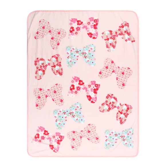 Minnie Mouse Throw Blanket, Liberty Minnie, Twin/Full, Coral Fleece, Multicolor, Disney, 46" x 60"