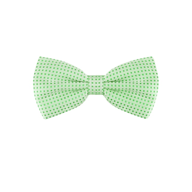 CORBATA DE LAZO PREATADA INSPIRE CHIC PARA EL DÍA DEL PADRE, CON PUNTOS DE POLKA, PARA HOMBRES, PARA BODAS Y FIESTAS, VERDE CLARO, TALLA ÚNICA