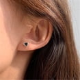 thumbnail image 5 of Boucles d'Oreilles en Argent Sterling pour Femmes Design en Zircon Coloré Doux et Cool, 5 of 5