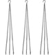 thumbnail image 2 of Cadena de cesta colgante, 3 juegos de cadenas de metal para colgar plantas con clips para macetas, jardineras, jaulas de pájaros, linternas, 2 of 8