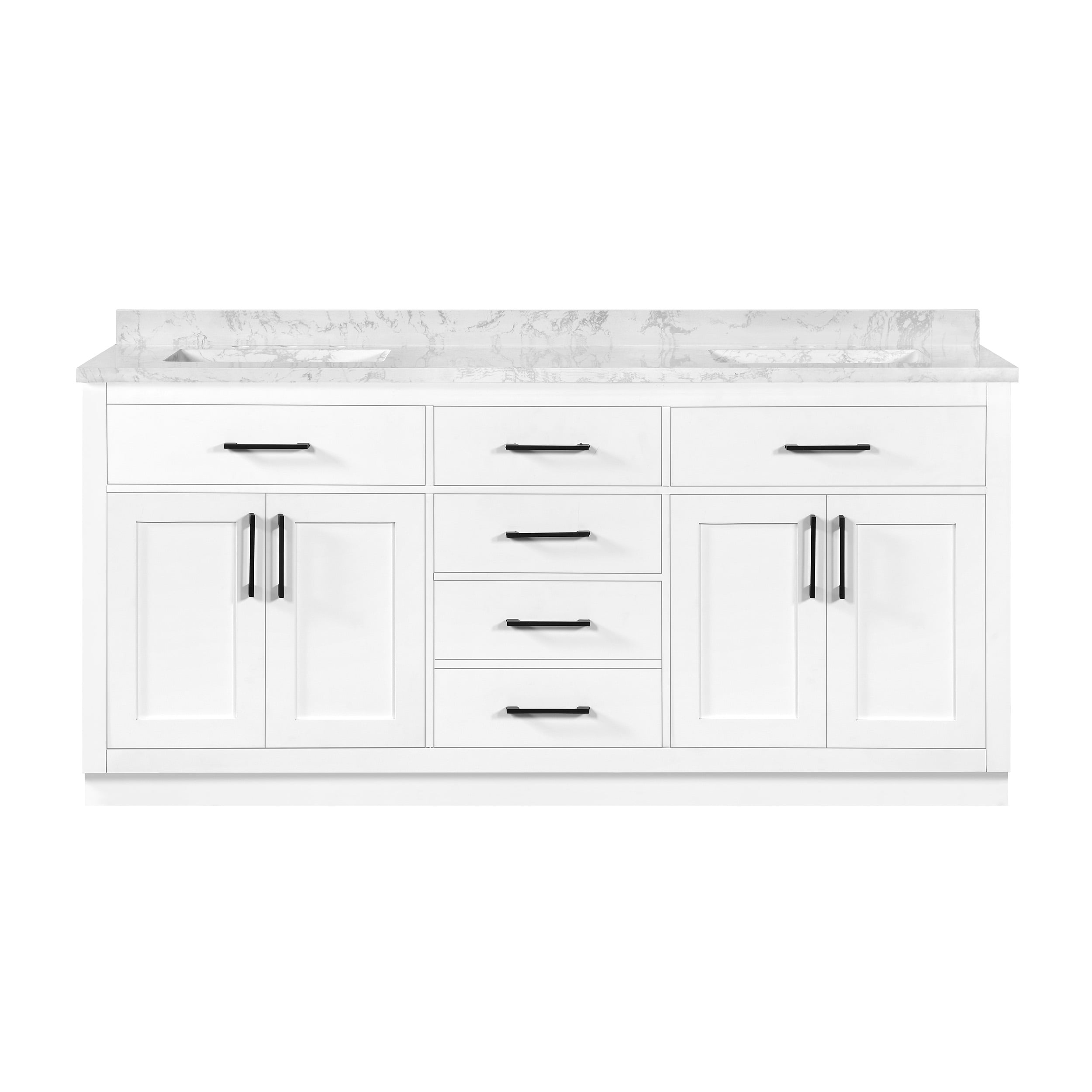 Ove Decors Athea 72 W x 22" D Freestanding Bathroom Vanity with Double