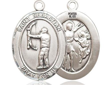 Sebastian/Archery Medal 14kt Gold St
