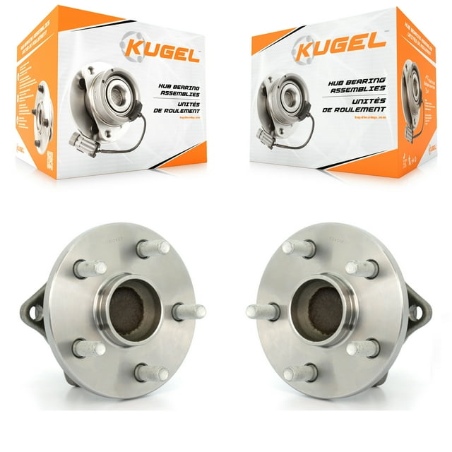 Kugel Rear Wheel Bearing and Hub Assembly Pair for Car Toyota Corolla Matrix Pontiac Vibe - Left Right Side (Driver Passenger) K70-100713