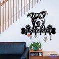 thumbnail image 3 of Handmadetneonsign Staffordshire Bull Terrier Coat Rack Wall Hanger, Dog Metal Wall Hooks, Keys Holder Home Decor 83234, 3 of 5