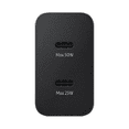thumbnail image 2 of Cargador Dúo Samsung USB-C de 50W + Cable USB-C (1.8m) Negro, 2 of 4
