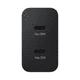 thumbnail image 2 of Cargador Dúo Samsung USB-C de 50W + Cable USB-C (1.8m) Negro, 2 of 4