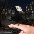 thumbnail image 4 of JJKBVCLO Oiseaux Noirs Réalistes pour Jardin Maison Halloween, 4 of 9