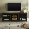 thumbnail image 1 of Woven Paths Open Storage TV Stand for TVs Up To 80", Espresso Tv Stand Living Room Furniture  Modern Tv Stand Table Tv My Lux Decor Round, 1 of 11