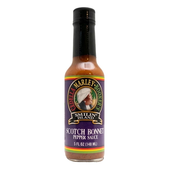 Smilin Island Scotch Bonnet and Ghost Pepper Hot Sauce, 5 fl oz