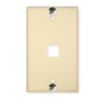 thumbnail image 1 of Wall Plate Phone Flush 1-Port - Ivory, 1 of 1