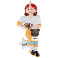 thumbnail image 2 of Worldwide Personalized Sports Ornament Christmas Decor (Football Girl), 2 of 8