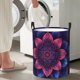 thumbnail image 5 of Fotbe Bohemian Vintage Pattern Cesto de Ropa con Asas, Cesto Impermeable de Gran Capacidad, Bolsa de Lavado para Dormitorio, Cesto de Ropa con Ruedas y Asas-Medium, 5 of 6