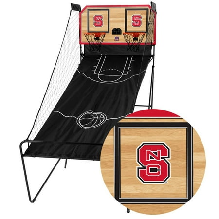 NC State Wolfpack Classic Court Double Shootout Basketball Game - No