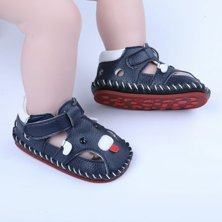 

Feiona Infant Toddler Girls Boys Sandals Infant Summer Flat Shoes Premium Soft AntiSlip Rubber First Walker Infant Shoes (018 Month)