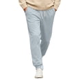 thumbnail image 2 of Women's Warm Sherpa Lined Athletic Sweatpants Jogger Fleece Pants Light Gray L, 2 of 3
