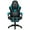 Blue, variant on Hoffree Gaming Chair with Speakers High Duty Video Game Chairs with Footrest Computer Gamer Chair with Massage Thickened Seat Cushion for  Home Office