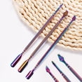 thumbnail image 4 of Empujador Removedor de Uñas 3 en Paquete Acero Inoxidable Morado shamjiam, 4 of 9