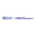 thumbnail image 3 of Schneider Ray Fountain Pen M (Medium), Refillable, Lavender Barrel, Royal Blue Erasable Ink Cartridge, Pack of 1 Pen (168208), 3 of 4