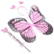 thumbnail image 4 of 1 juego de diadema de alas de hada de mariposa, varita de hada, accesorios de disfraz para niños, suministros de cosplay, 4 of 7