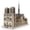 293PCS/Notre Dame Cathedral, variant on 142PCS Tower Of The Dragon's Rest 3D Wooden Puzzle Kit, Gothic Steampunk Castle Model Assembly Building Set With Desktop Display Decor For Collectors