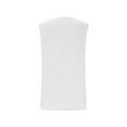 thumbnail image 5 of Besolor Womens Summer Tank Tops Casual Sleeveless Round Neck Cutout Shirts Solid Color Loose Basic Blouses Tee, 5 of 6
