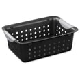 thumbnail image 2 of Sterilite Panier de Rangement Ultra Small Home Organization avec Trous, Noir (12 Pièces), 2 of 7
