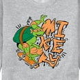 thumbnail image 3 of Teenage Mutant Ninja Turtles - Mikey - Men's Crew Neck Fleece Pullover, 3 of 5