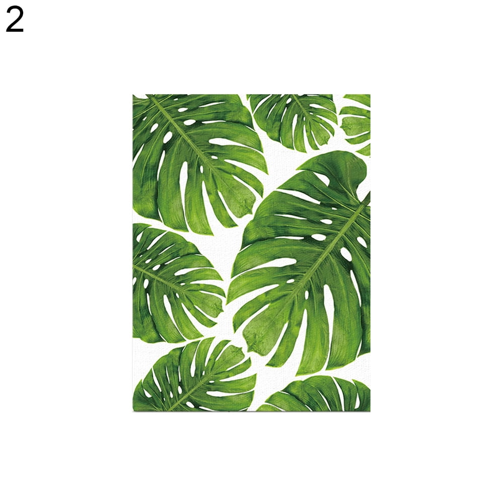 Micelec Fashion Palm Leaf Canvas Frameless Painting Home Office Wall Micelec Fashion Palm Leaf Canvas Frameless Painting Home Office Wall Art Decoration