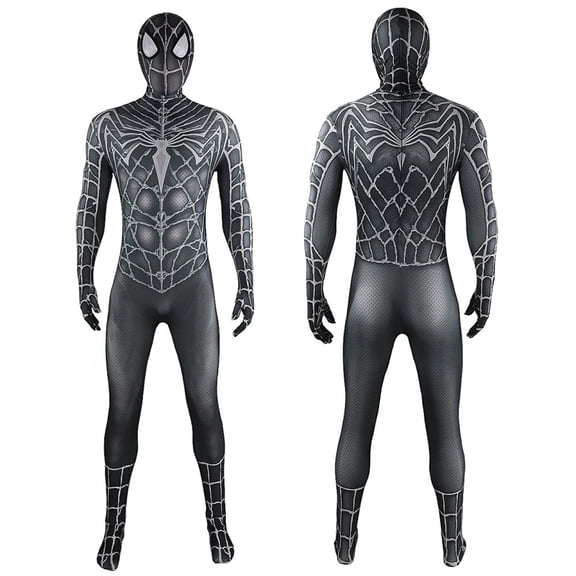 Classic Spider Cosplay Costume,Authentic Retro Red Blue Suit with Full Body Web Pattern,Classic Hero Costume for Anime Fans K'i'd's, Red, XXL