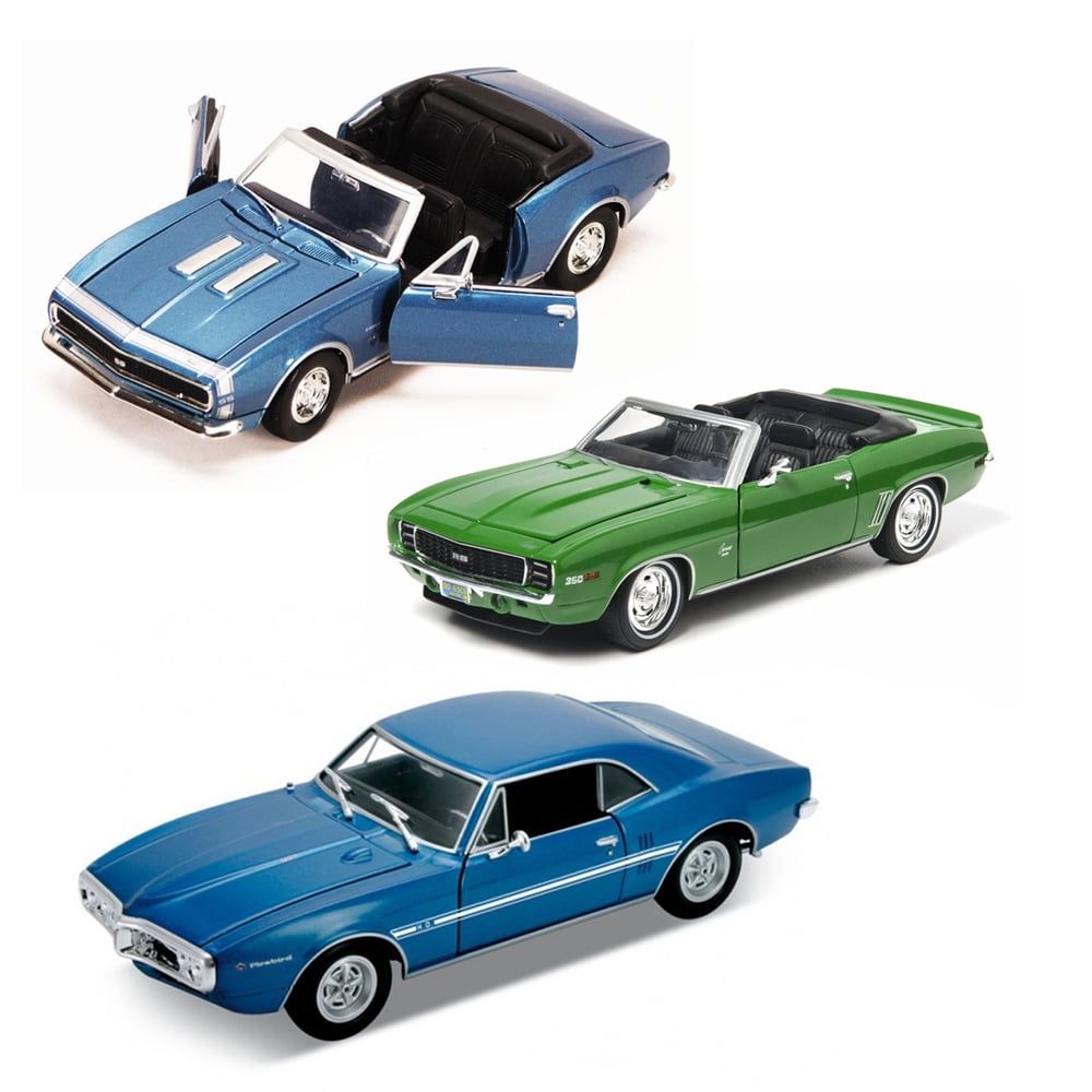 Best Of 1960s Muscle Cars Diecast Set 32 Set Of Three 124 Scale Diecast Model Cars 