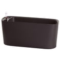 thumbnail image 1 of Algreen 15105 Self Watering Modena Windowsill Planter & Herb Garden, Matte Mocha, 1 of 1