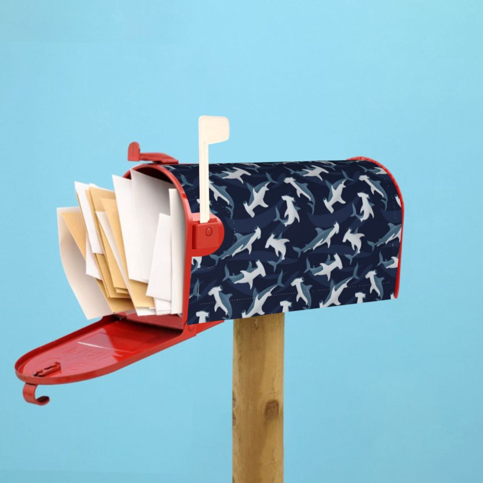 Kdxio Magnetic Mailbox Cover 21x18 in Mailbox Cover Outdoor Decoration Holiday Mailbox Covers for Home Garden Yard-21x18 in