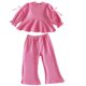 thumbnail image 2 of Conjuntos de blusas y camisas de cuello redondo y manga larga Conjunto para niños Sudadera con capucha cómoda con letras bordadas Conjunto de dos piezas para niños Conjunto de poliéster de moda para n, 2 of 5
